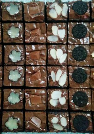 Foto resep Brownies Shiny Crust Loyang Sekat 22