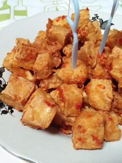 Foto resep Tahu asam manis pedas asin crispy