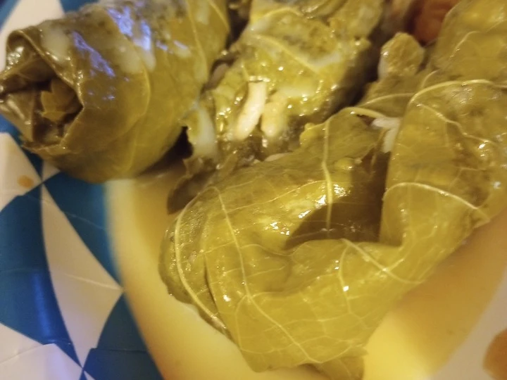 Recipe Dolma dengan Saus Avgolemono which Delicious