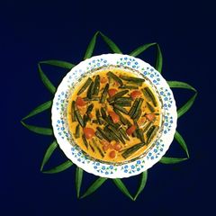 A picture of Dahi Bhindi.