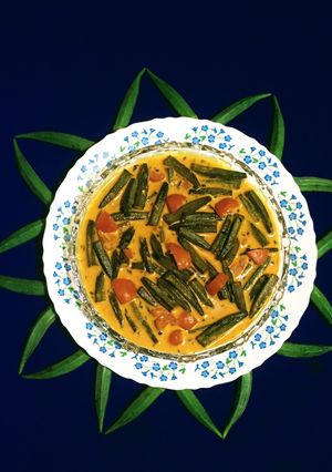 A picture of Dahi Bhindi.