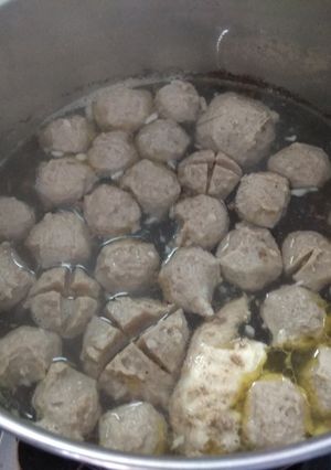 Foto resep Bakso yahuuudddd.