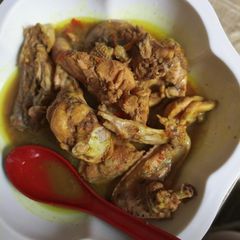 A picture of Super tasty chicken peppersoup.