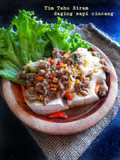 Tim tahu siram daging cincang