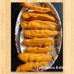 A picture of Babycorn fritters.