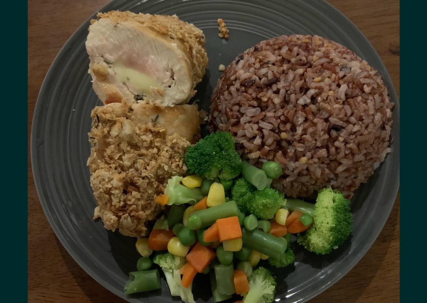 Chicken Cordon Bleu tanpa Ham