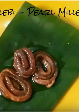 A picture of Pearl Millet Jalebi.