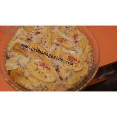 A picture of All in one Oven Baked Plantain & Egg.