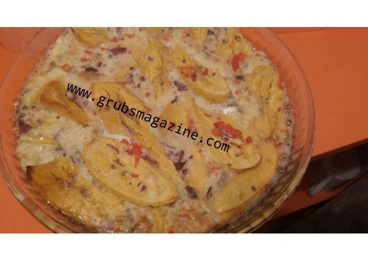 All in one Oven Baked Plantain &amp; Egg