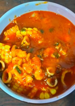 Foto resep Cumi Udang Saos Padang