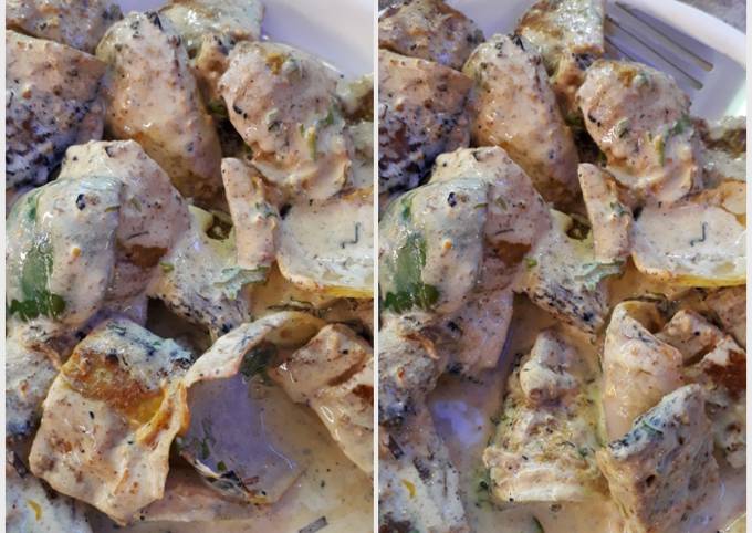 Chicken malai chaap it's too yummy