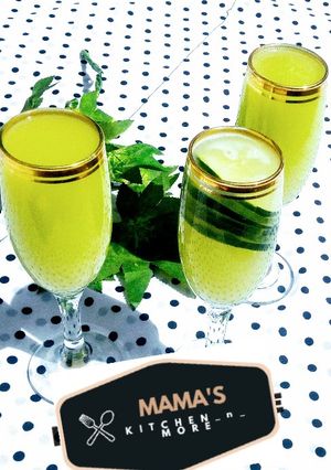 Cucumber lemonade ainihin hoton girkin