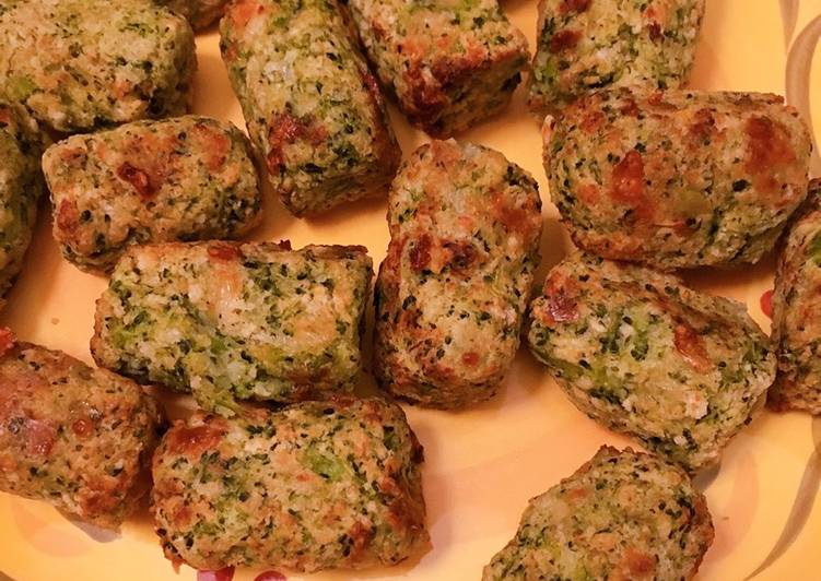 Steps to Cook Ultimate Broccoli tots (air fried)