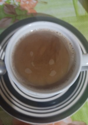 Una foto de Café con leche
