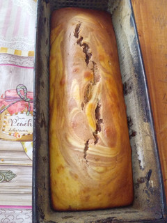 Una foto de Budín marmolado esponjoso
