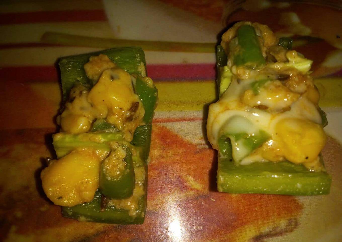 Cheese Capsicum sizzlers