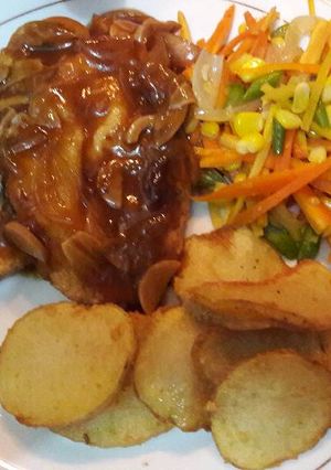 Foto resep Crispy Chicken Steak