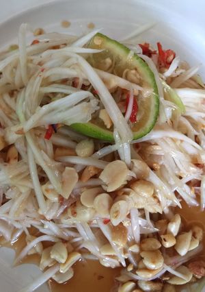 รูปของ ส้มตำมะละกอ(เจ)