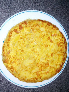 Una foto de Tortilla de patatas en el microondas