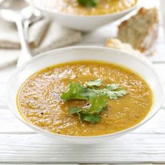 A picture of Carrot & coriander soup.