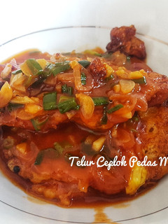 Foto resep Telur Ceplok Saus Pedas Manis