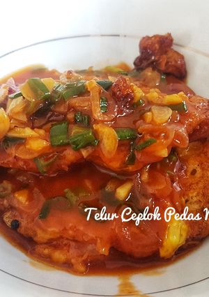 Foto resep Telur Ceplok Saus Pedas Manis