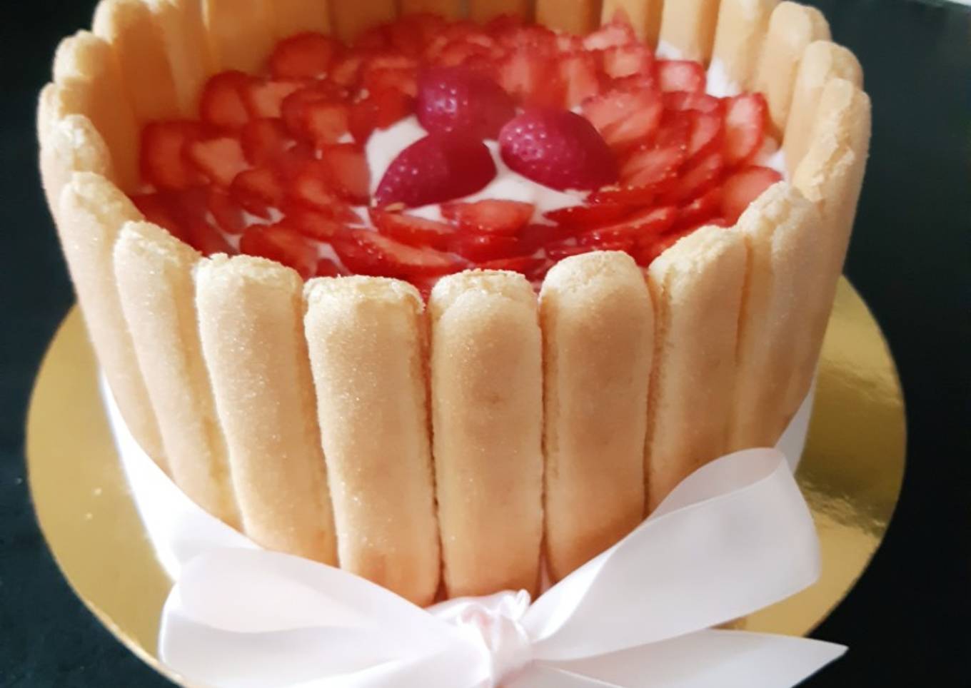 Charlotte aux fraises