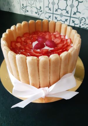 Une photo de Charlotte aux fraises