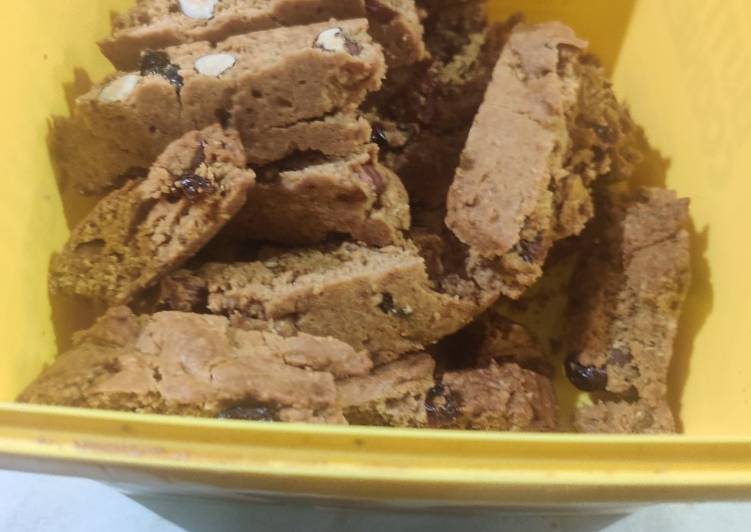 Easiest Way to Make Quick Hazelnut and Cranberry Biscotti