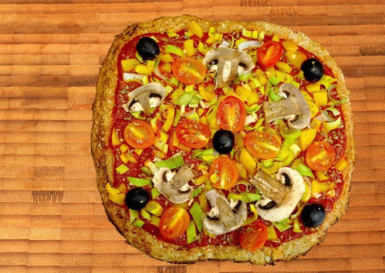 Pizza de coliflor vegana FitKen