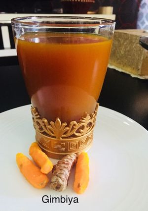 A picture of Pure turmeric drink.