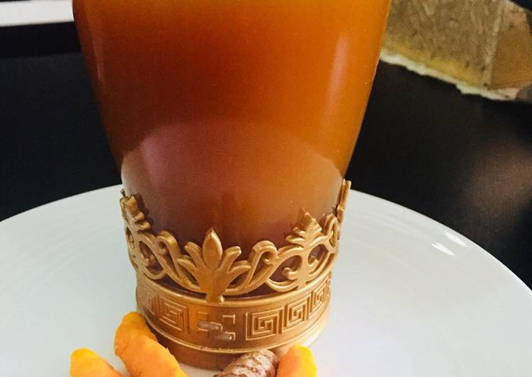 Recipe of Super Quick Homemade Pure turmeric drink