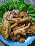 Balado jengkol ceker ayam