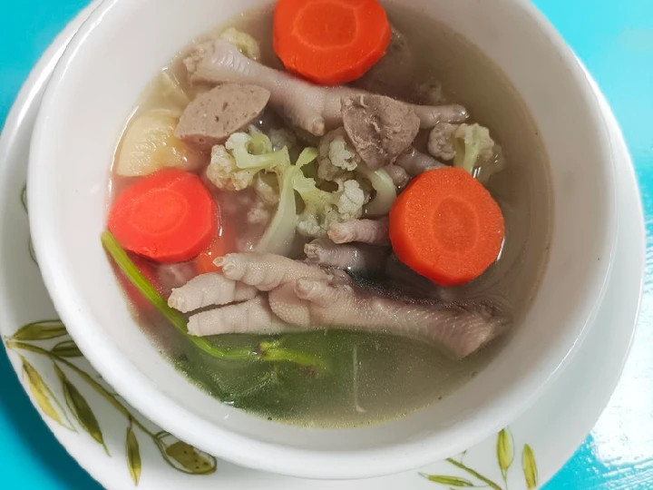 Langkah Mudah untuk Membuat Resep Sup Bakso dan Ceker Ayam yang Enak Banget Anti Ribet, Sempurna