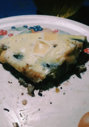 Una foto de Soufflé de zapallito verdes
