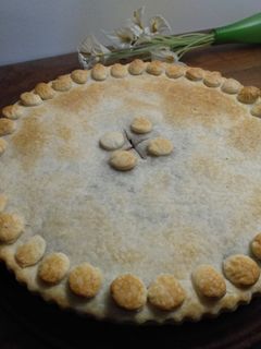 Una foto de Tarta de tallos y hojas de remolacha