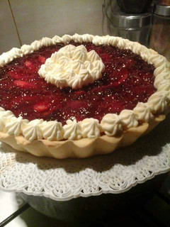 Una foto de Tarta de frutillas