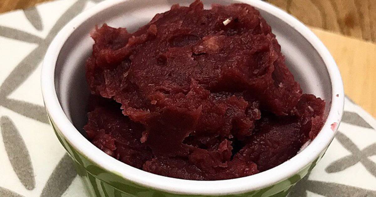 meteor Muldyr Venlighed Anko Sweet Red Bean Paste Recipe by BirdieNumbNumbs - Cookpad