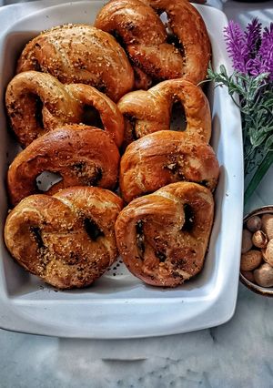 Φωτογραφία της συνταγής Pretzels, τα γερμανικά κουλούρια