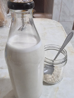 Una foto de Leche de avena