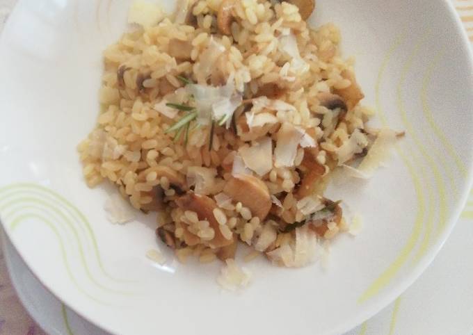 Ricetta di Veloce Risotto ai funghi