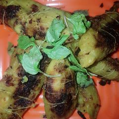 A picture of Aalu ka bhrwa krela.