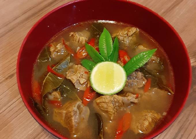 Resep Asem Asem Daging Daun Kedondong Oleh Diandra Devia Cookpad