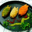 Tricolour Fish Samosa