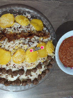 عکسی از دستور عدس پلو