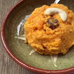 A picture of Pumpkin and Carrot Halwa.