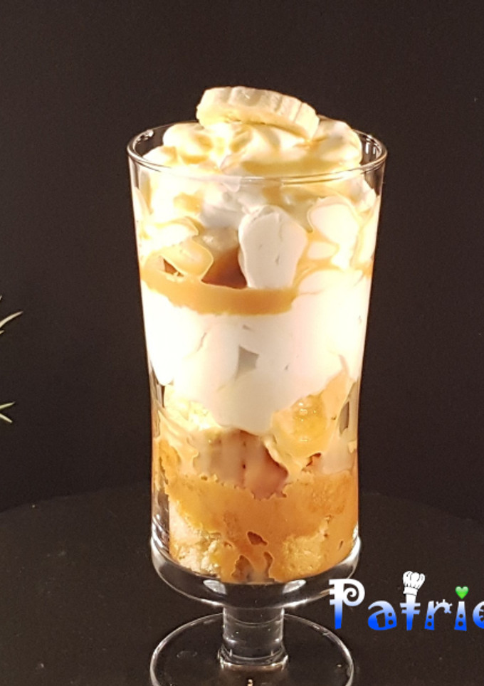 Una foto de Banoffee pie en copa
