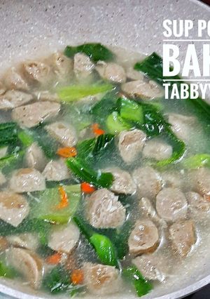 Foto resep Sup pokcoy bakso