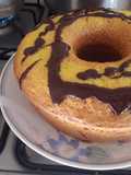 Torta 1234 de naranja con chip de chocolate