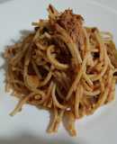 Espaguetis con atún